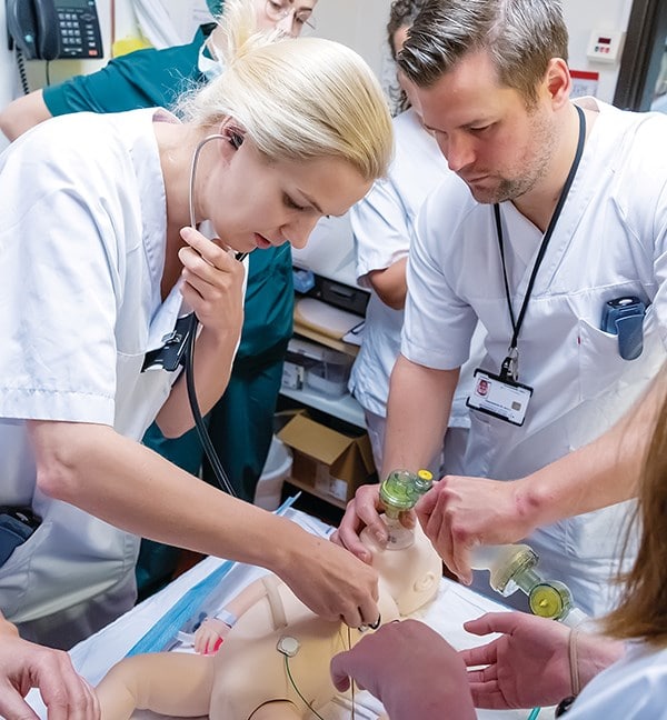 Patient Simulation for CPR practice