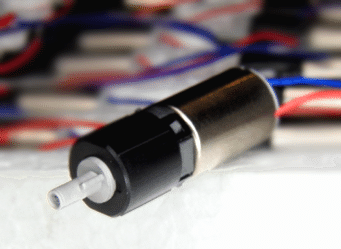 Front view of a nano planetary DC gear motor