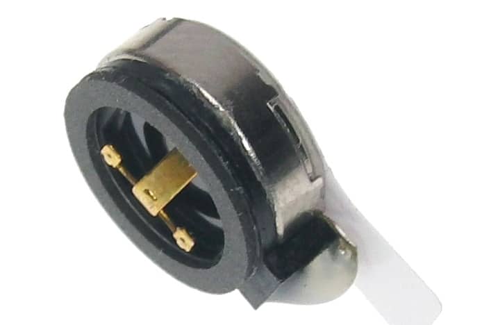 10mm Coin Spring-Tab Vibration Motor