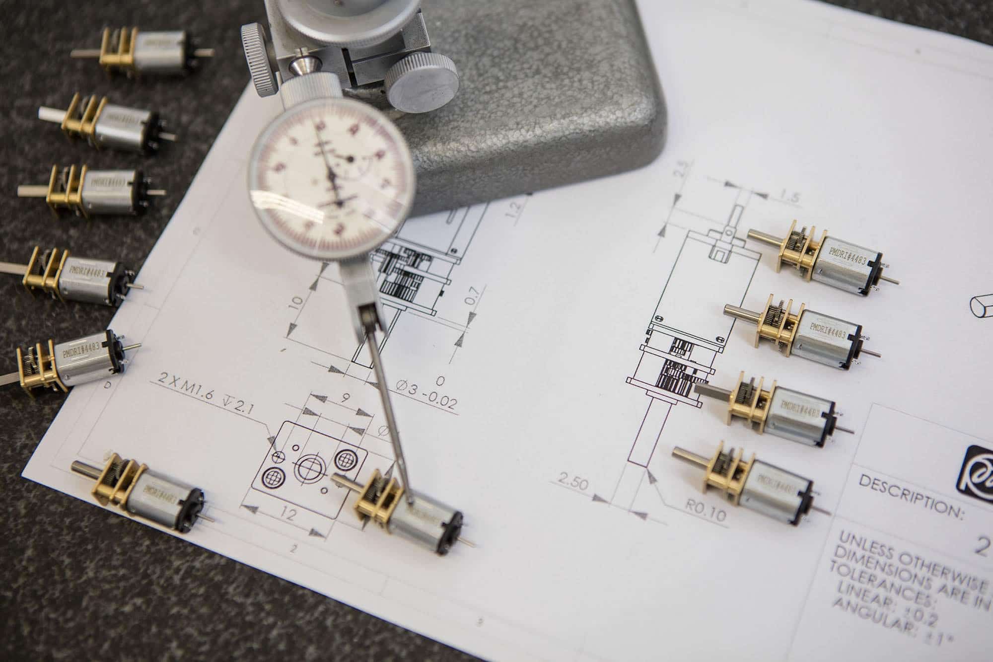 DC gear motors - Precision Microdrives