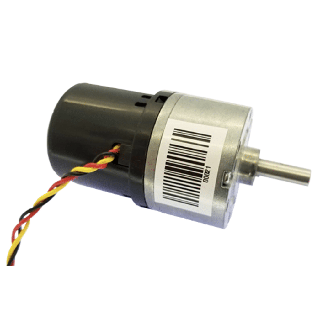 Brushless haptic motor used inside the traffic light crossing system.