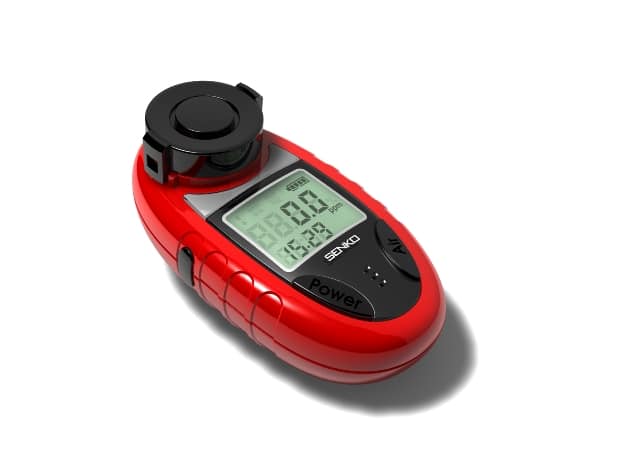 A handheld vibrating alert device for detecting toxic air 