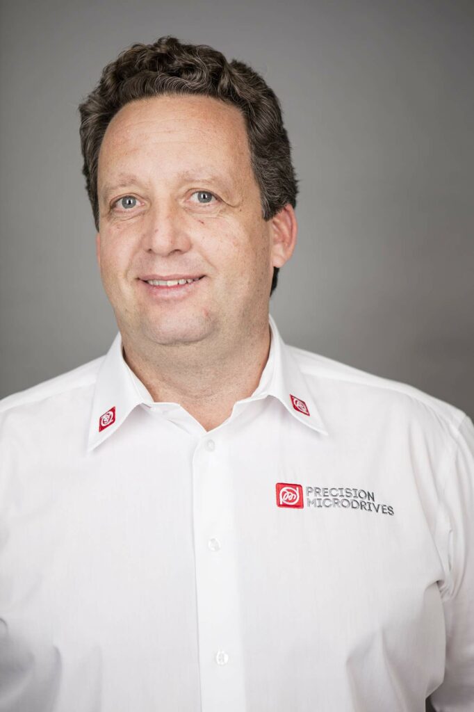 Portrait of Alexander Castel Precision Microdrives Sales Director