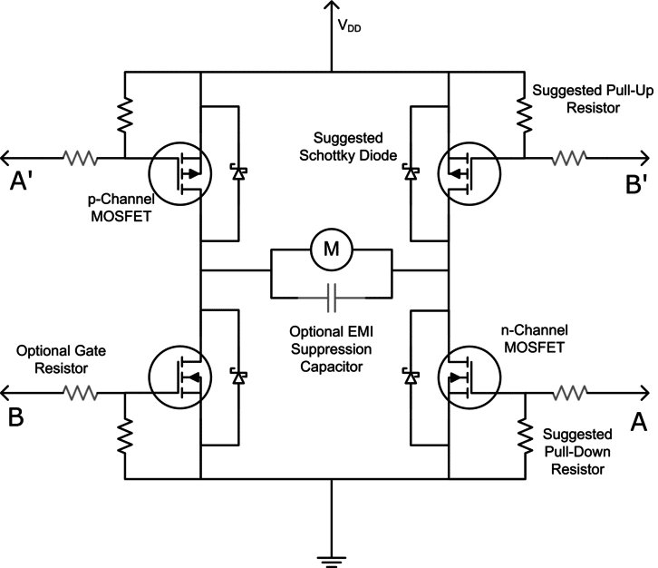 A reference H-bridge circuit design