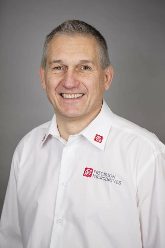 Picture of Nick Burroughs Managing Director of Precision Microdrives