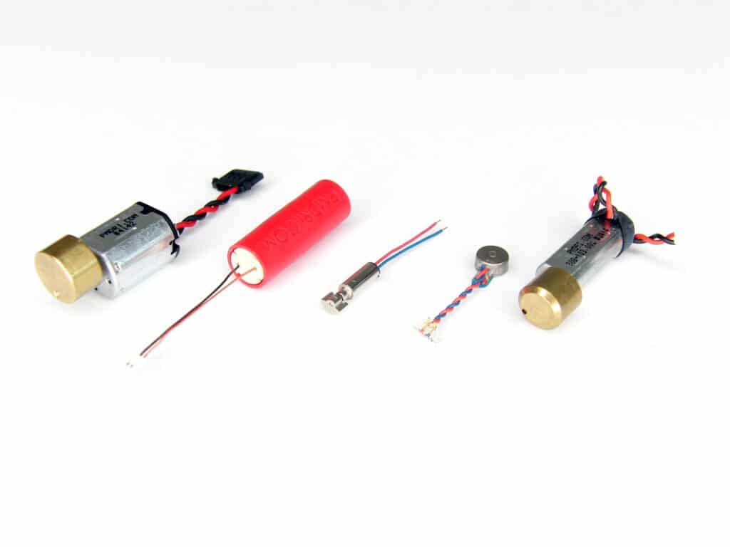 Precision Microdrives range of leaded vibration motors