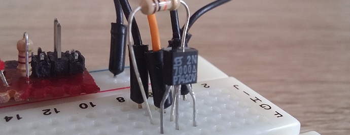 The 2N7000 NMOS transistor