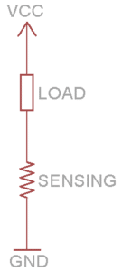 Low current sensing diagram